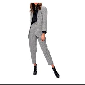 NWT Vivienne Hu Houndstooth Oversized Blazer